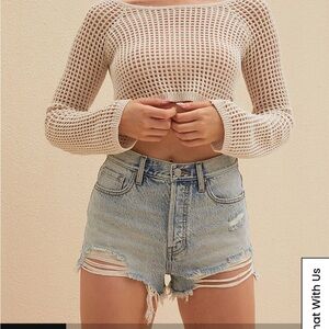 PacSun Vintage High Rise Denim Shorts
